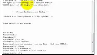 Configure Interface Description of a CISCO Router