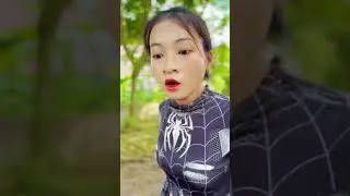The ghost doll sucks the souls of superheroes and Spidergirl uses many weapons to rescue #shorts