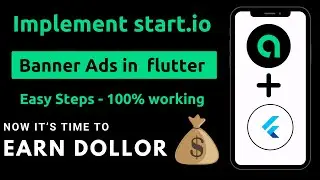 how to add Startapp ads in flutter app || Flutter - Start.io Banner Ad || Start.io ads in flutter