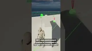 Using Unreal Engine's EQS to find a 'good' spot near a target location. #unrealengine5 #indiedev