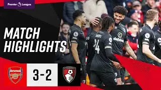 Billing scores second-fastest ever Premier League goal | Arsenal 3-2 AFC Bournemouth