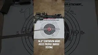 Sub-Moa with multiple ammo loads/projectile weights is a very good sign! #ar15 #recce #dmr #submoa