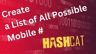 Generate Word list Using hashcat for cracking WPA2 password. (Part 2 of 3) Urdu | Hindi