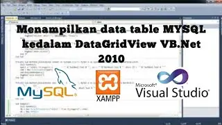 Menampilkan data table MYSQL kedalam Data Grid View VB.Net 2010 simple