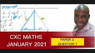 CXC|CSEC| JANUARY 2021 MATHS PAPER 3 QUESTION 1 MEASUREMENT 
