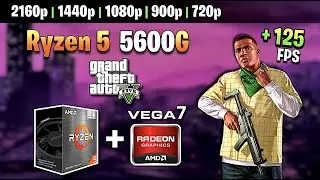 ✅ RYZEN 5 5600G + 16GB RAM ( Dual Channel )✅ GRAND THEFT AUTO V 🚀 720p | 1080p | 1440p | 4K 💥2021💥