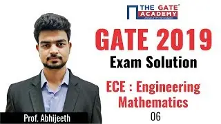 GATE 2019 Answer Key - Paper Analysis for ECE | Engineering Mathematics - 06