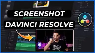How To Take A Screenshot or Still Image DaVinci Resolve 18