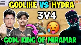 Godlike vs Hydra 3v4 fight in Tournament 🔥 Spower vs Hydra Danger 🇮🇳