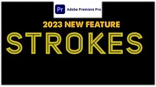 How to Create Stunning Visual Effects with Strokes in Adobe Premiere Pro!"