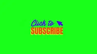 Click to Subscribe I Green Screen Subscribe Button I No Copyright I Taha Tech