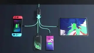 RAVPower | 65W 4-Port GaN Tech USB C Desktop Charger (PC136)