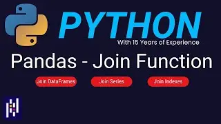 join function in Python | pandas.DataFrame.join | pandas.Index.join