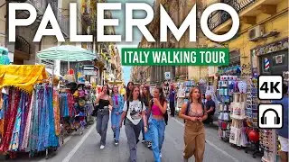 PALERMO, Sicily 🇮🇹 A Summer Dream City, 4K Walking Tour 2024 ☀️