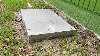 How to Frame and Pour a Small Concrete Slab | DIY