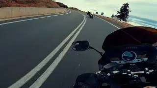 SUZUKI V-STROM 1000 vs HONDA CBF 1000 | Canyon Twisties | REMUS TITANIUM RAW SOUND