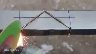 Many welders not know the technique of pipe groove cutting,pipe cutting tricks,cutting skills ⚙️🔧