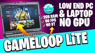 Best Emulator For Low End PC / Laptop (PUBG Mobile) | Gameloop Lite Version Download 2023 - HUNZER