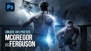 СОЗДАЕМ ЭПИЧНЫЙ ПОСТЕР UFC / DESIGNBYFEO / SPEEDART