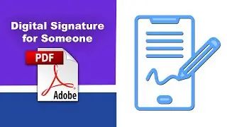 How to add digital signature to pdf for someone else (Prepare Form) using Adobe Acrobat Pro DC