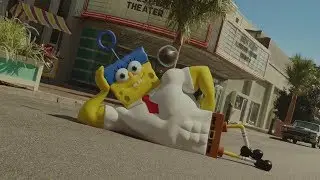 The SpongeBob Movie : Sponge Out of Water (2015) -  SpongeBob VS Burger Beard scene