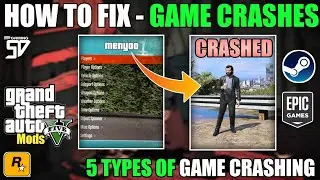 GTA V - HOW TO FIX GAME CRASHES ( 5 TYPES OF GAME CRASHING ) | SHIVAXD [ 2K23 ]