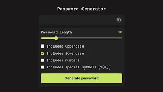 Build Password Generator App using HTML, CSS & JavaScript