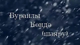 Буранлы көндә (шаяру) - На улице буран (шуточное). Шигырь