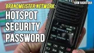 How to set up an DMR Hotspot Brandmeister Security Password - Ham Radio Q&A