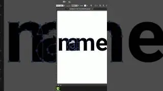 Name Text Grahics Design in illustrator cc tutorial #graphicdesign #illustrator #design