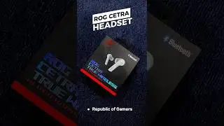 Rog Cetra Wireless Headset. Republic of gamers