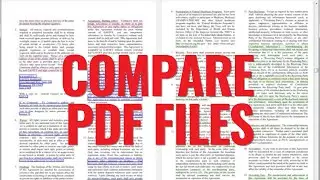 How to Compare PDF Files using ILovePDF