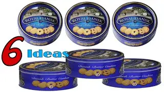 6 Brilliant Craft Ideas With Cookie Tin/ Recycling Tin Can