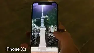 iPhone Xs vs 12 mini Camera Test at night 🌙