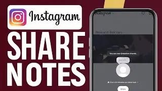 How To Share/Add Notes To Instagram Reels And Posts (2024) EASY!