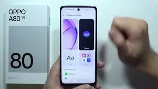 OPPO A80 5G: How to Change Font Size (Text Size)