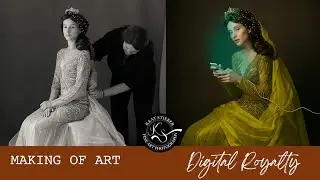 making of an artwork, from fotoshoot to the gallery