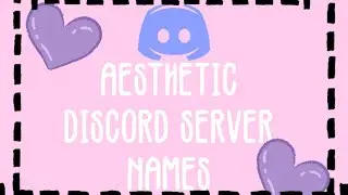 aesthetic discord server names ☕️ | Discord Tutorial