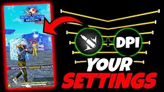 Free Fire Headshot Setting SENSITIVITY, DPI, Fire Button Size And Position 2024