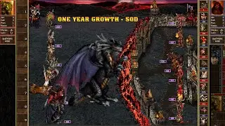 Heroes 3 COMBAT One year growth Inferno was attacked by Dungeon SoD