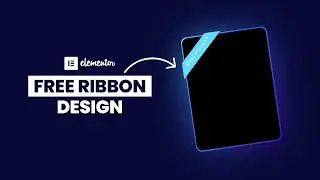 How to Make Ribbon Shape using Elementor Free | WordPress Elementor Tutorial | Elementor CSS Tricks