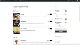 Adding a Cart and Sidebar to Your Restaurant Ordering System