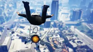 GTA 5 Stunts - Epic Jet Launch Stunt! - (GTA V Stunts & Fails)