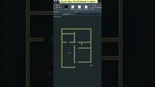 Quick Way To Fill Hatch in AutoCAD 