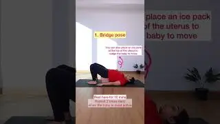 2 exercises to help turn Breech Baby Head Down | Birth Preparation 