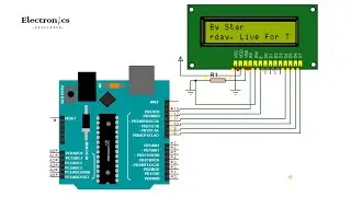 Arduino Scrolling Text and Constant Text Display On LCD  | Scrolling Speed Control