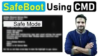 How To Boot in To Safe Mode Using The Command Prompt