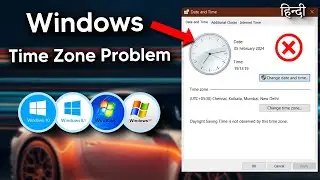 After Boot Windows Time not SYNC | Time Zone Problem in Windows in Hindi