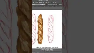 Illustrating a French Bistro Inspired Poster with Multicolor Brushes: Photoshop Tutorial Timelapse F