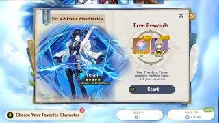 GOOD NEWS! 57 FREE PULLS FOR YELAN RERUN IN 4.8 - Genshin Impact